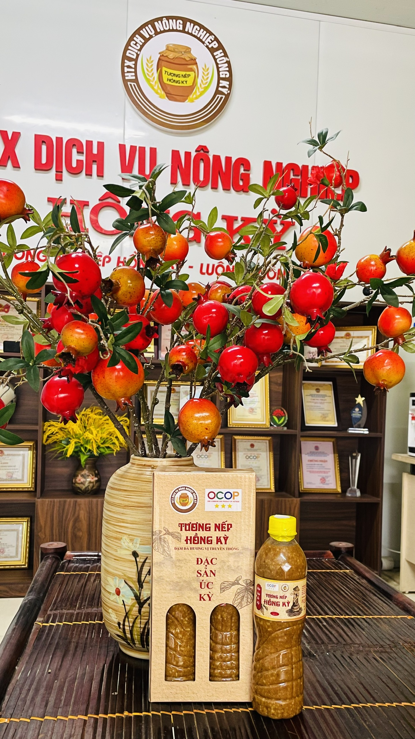 Tương nếp Hồng kỳ hộp 2 chai 500ml